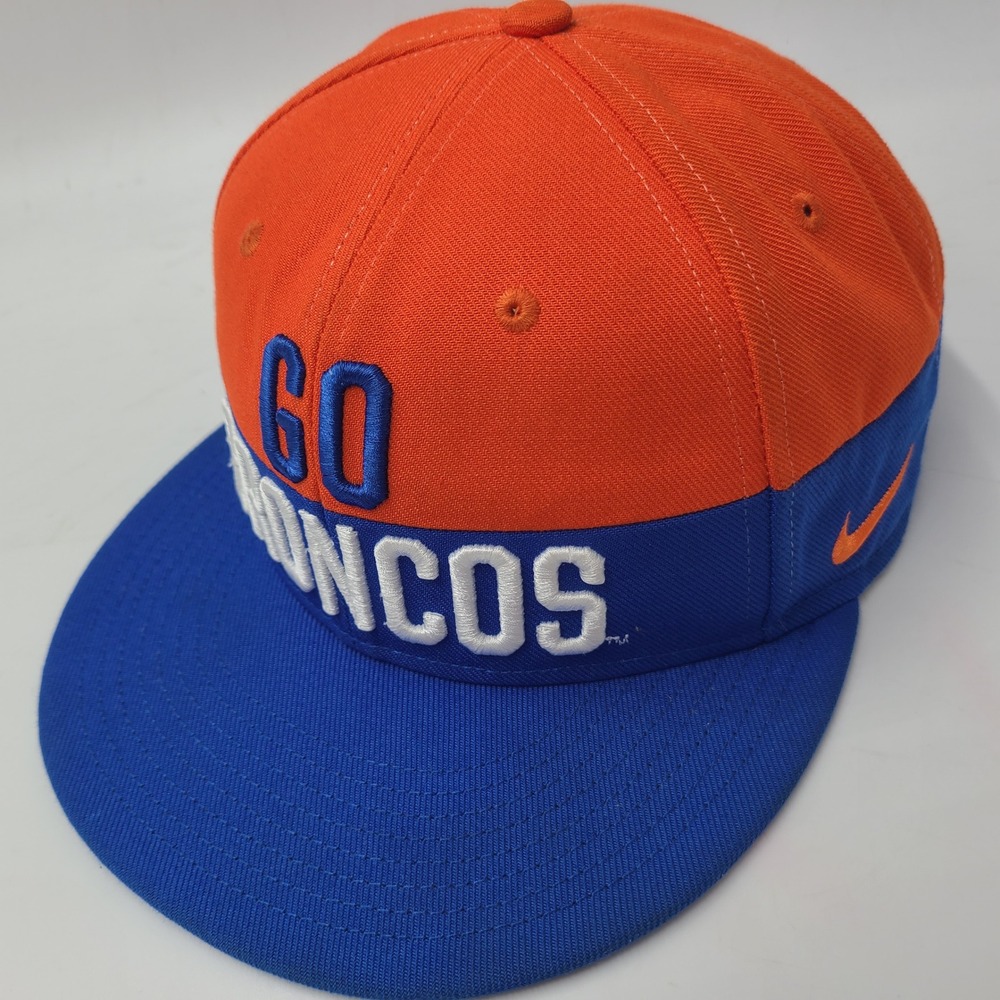 Boise State Broncos Hat Snapback Nike Orange Blue NCAA Nike True University Men